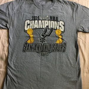 San Antonio Spurs 2014 Finals Shirt Two Sided NWOT